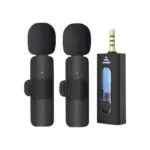 K35 Wireless Lavalier 3.5mm Microphone for Camera, Speaker and Amplifier