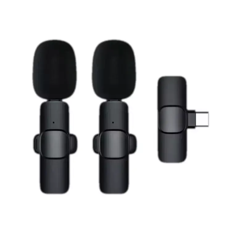 K9 Dual Microphone Wireless Lavalier Microphone for Android Type C