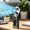 Portable Handheld Football Fan Rechargeable Mini USB Fan for Travel & Camping - Image 3