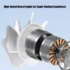 Portable Handheld Football Fan Rechargeable Mini USB Fan for Travel & Camping - Image 4