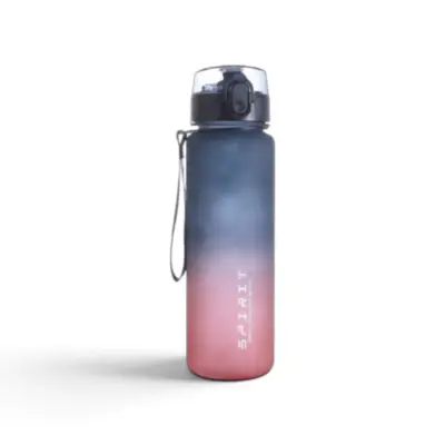 Spirit Motivational Sports Water Bottle 650ml blue Pokemon keyring