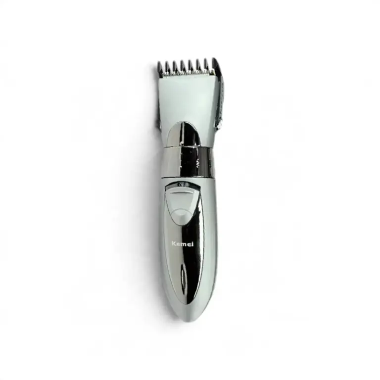 Kemei KM-605 Rechargeable Hair Trimmer Silver